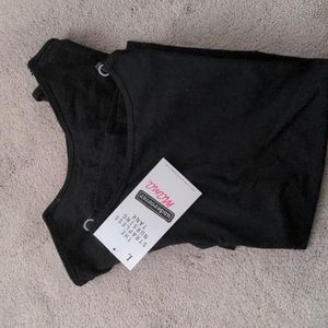 Pair of black Undercover Mama tanks